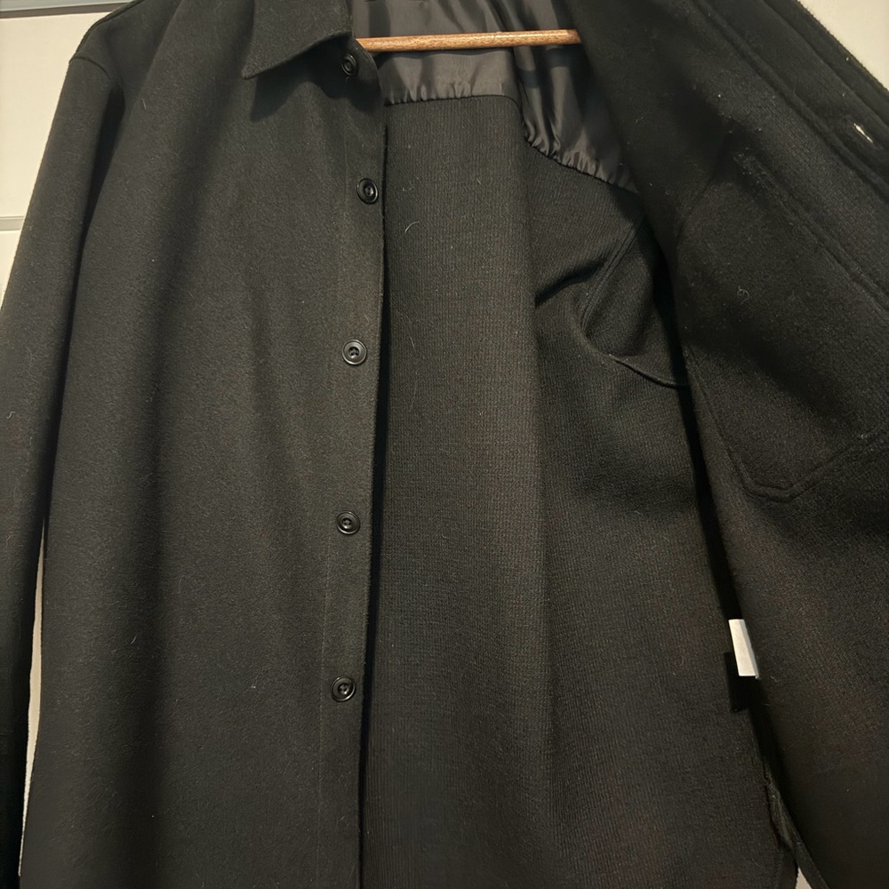 Uniqlo Black Button-Front Jacket - image 3